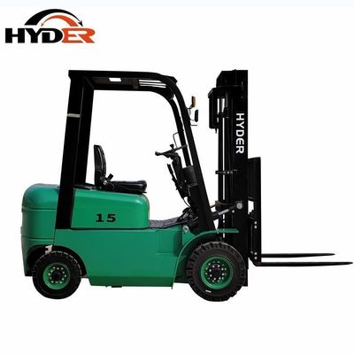 228.00cm * 109.00cm * 209.00cm Package Size Lithium Battery 1500kg Electric Forklift