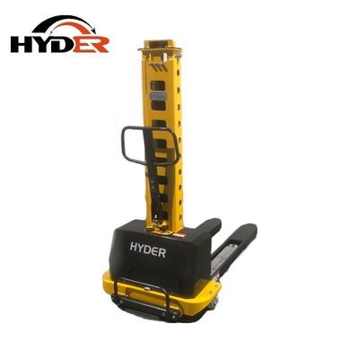 Full Semi Electric Self Loading Forklift with Car 300kg 24V 12ah Lead-Acid 800mm Lifting Height