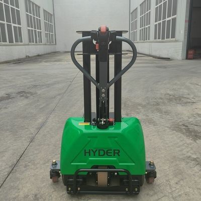 Fuel Electric 700kg Self Loading Electric Stacker Portable Stacker Lifting Height 800mm