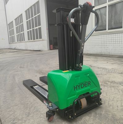 Fuel Electric 700kg Self Loading Electric Stacker Portable Stacker Lifting Height 800mm