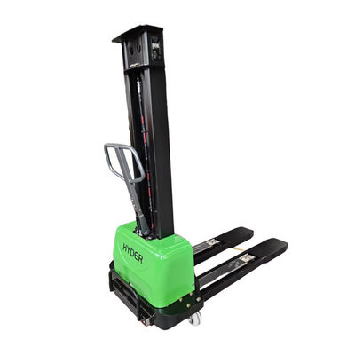 Electric Forklift 700kg Load Capacity 1300mm Self Lifting Stacker for Container Unloading