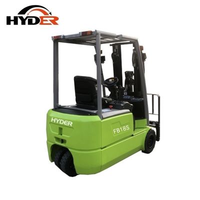 AC Motor Hyder 1.8t Battery Three Wheel Electric Forklift Truck with Customizable Mast