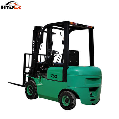 Green 2.0ton Load Capacity Lithium Battery Electric Forklift Suitable for Any Industry