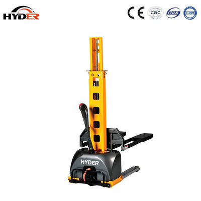 400 Load Center Full Electric Self Lifter Pallet Stacker for and Warehouse Operations