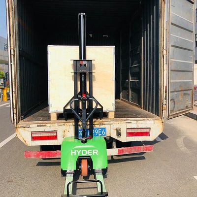 400 Load Center Full Electric Self Lifter Pallet Stacker for and Warehouse Operations