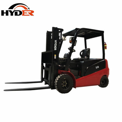 Electric Forklift Lithium 3t 3000kgs Triplex 4.5m with Solid Tire Fuel Electric FB30