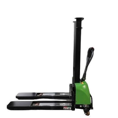 800/1000/1300mm Lift Height Stacker Self Loading Pallet Truck Electric Lift Stacker
