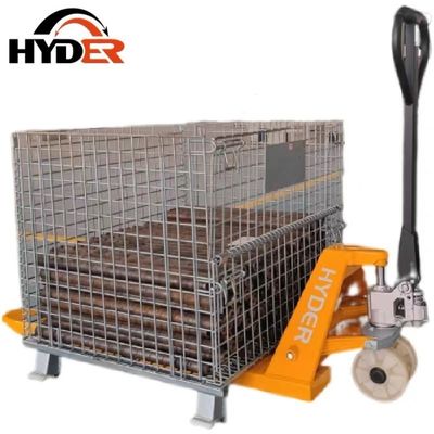 Hand Jack Hydraulic Manual Pallet Truck for Forklift Hmp20 in Orange and Yellow Color