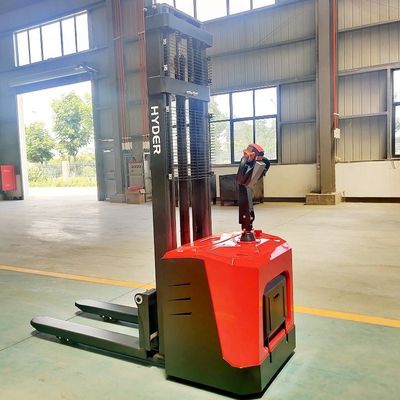2tons Electric Standing on Stacker Forklift with 3.5m Lifting Height and Load Center 500mm