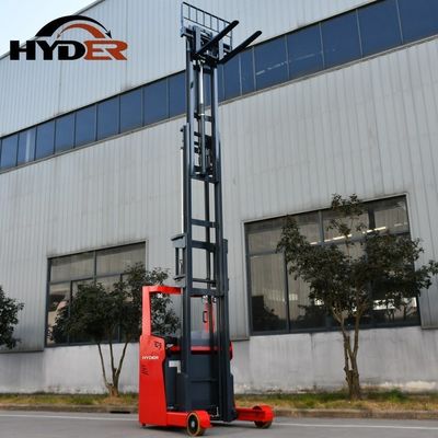 1600kg 2ton Narrow Aisle Electric Reach Forklift Truck with Lift Height 4.6-10m and AC Motor