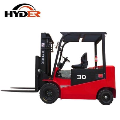 Green Energy 3m Lifting Height 3tons Electric Forklift Counterbalance with Tilt Control