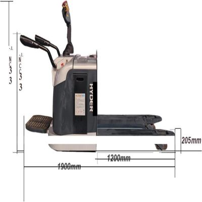 Electric Pallet Forklift Truck Jack Load Capacity 2.5t HTE25-S Hyder with Sell