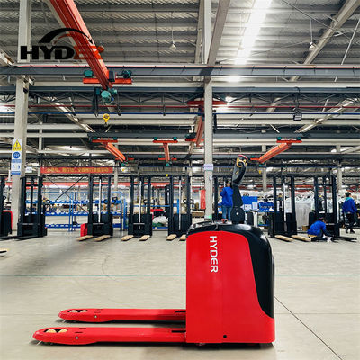 Self-Propelled HTE25 Powered Pallet Truck Electric Pallet Jack with Ride-on Capability