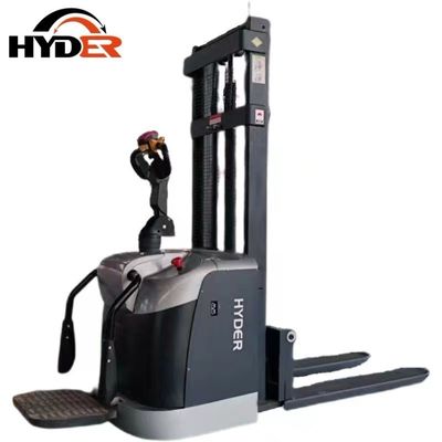 Hyder Power Pallet Stacker Forklift 2110X850X2070MM 1.5ton Standing Electric Stacker