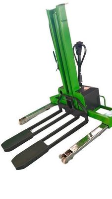 Hslf1000s Electric Self Lifting Stacker with Wide Leg Fuel Electric Block Pallet
