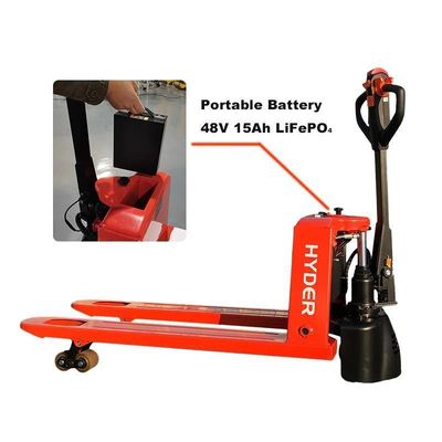 Capacity Electric Pallet Jack 1653X685X1130MM Warehouse Operations with DC Motor