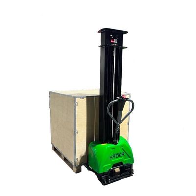 AC Motor Self Lifting Loading Pallet Stacker Warehouse Forklift 1000kgs 1.3m 1.6m
