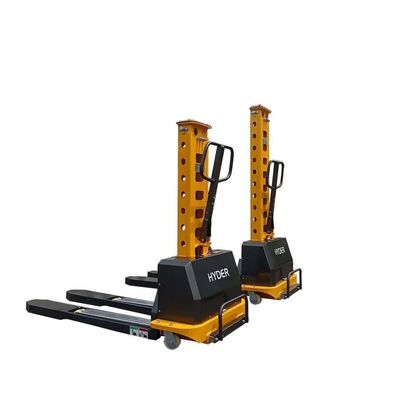 Full Semi Electric Self Loading Forklift with Car 300kg 24V 12ah Lead-Acid 800mm Lifting Height