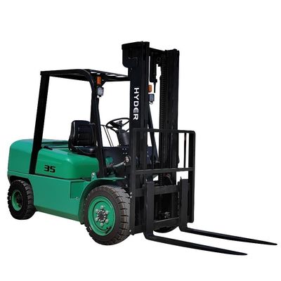 Green Energy 76.8V 270ah 3500kgs Electric Forklift for Logistics and Distribution
