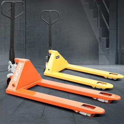 1653X685X1130MM Rubber Handle Hydraulic Forklift Manual Pallet Truck Hand Trolley Jack