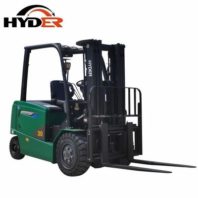 500mm Load Center Four Wheel Electric Forklift with 3 Ton Capacity and Reasonable Cost