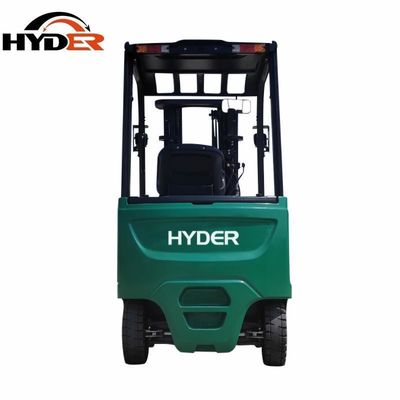 AC Motor 4 Wheels Electric Forklift Truck 1.5ton Lithium Battery for Material Handling