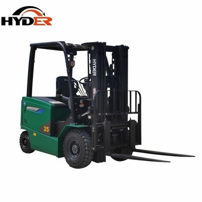 Standard Model 2.5tons Electric Forklift with AC Motor Power Source and Duplex 3000mm