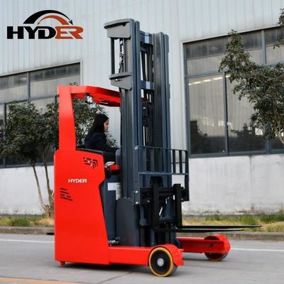 2000kgs Capacity Electric Reach Truck Forklift Material Handling Equipment DC Motor
