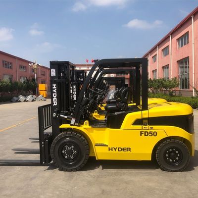 1T 5T Diesel Forklift Truck with 3/4/5/6m Duplex/Triplex Full Free Mast and Side Shift