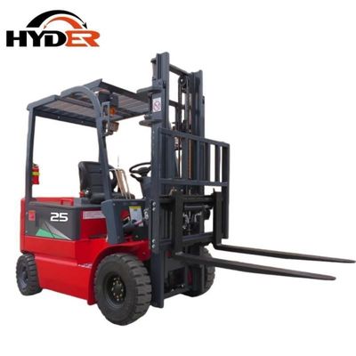 Lithium Battery and Lead-Acid Battery 2.5ton Electric Forklift with Load Center 500mm