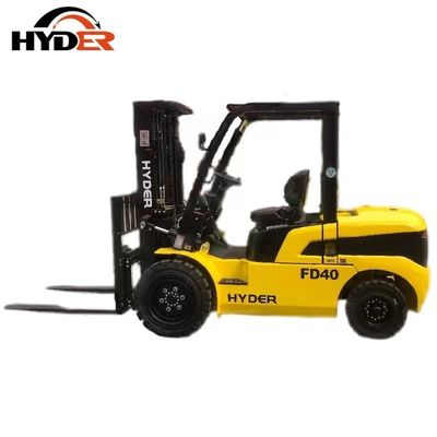 4ton Diesel Forklift FD40 with Side Shifter and Lift Height 3000mm-6000mm from Hyder