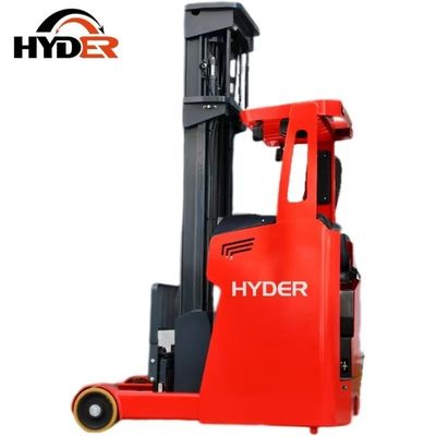 Full Electric Seated Forklift 2000kg Electric Reach Stacker for Warehouse Operations
