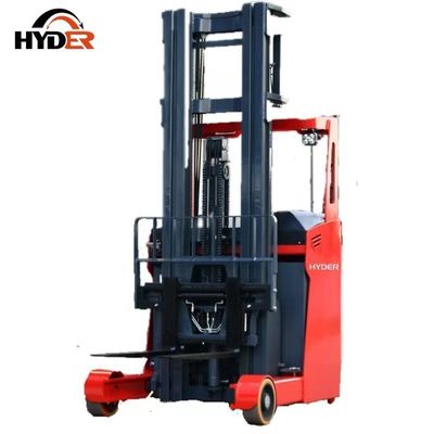 Full Electric Seated Forklift 2000kg Electric Reach Stacker for Warehouse Operations