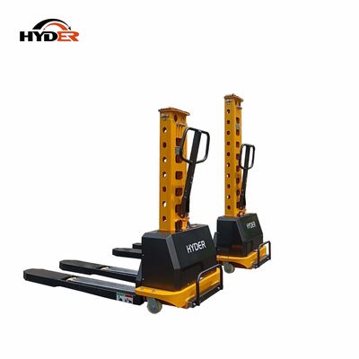 800/1000/1300mm Lifting Height Portable Forklift Self Lifting Stacker 12V 45ah 0.5t